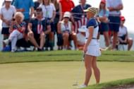 Hull at the 2024 Solheim Cup (via Getty)